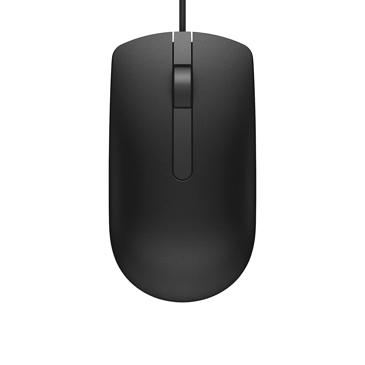 Dell MS116 Wired Mouse, 1000 DPI, Scrolling Wheel, 2 Buttons, 1 x USB, Optical LED Tracking, Plug and Play, Scrolling Wheel, Black