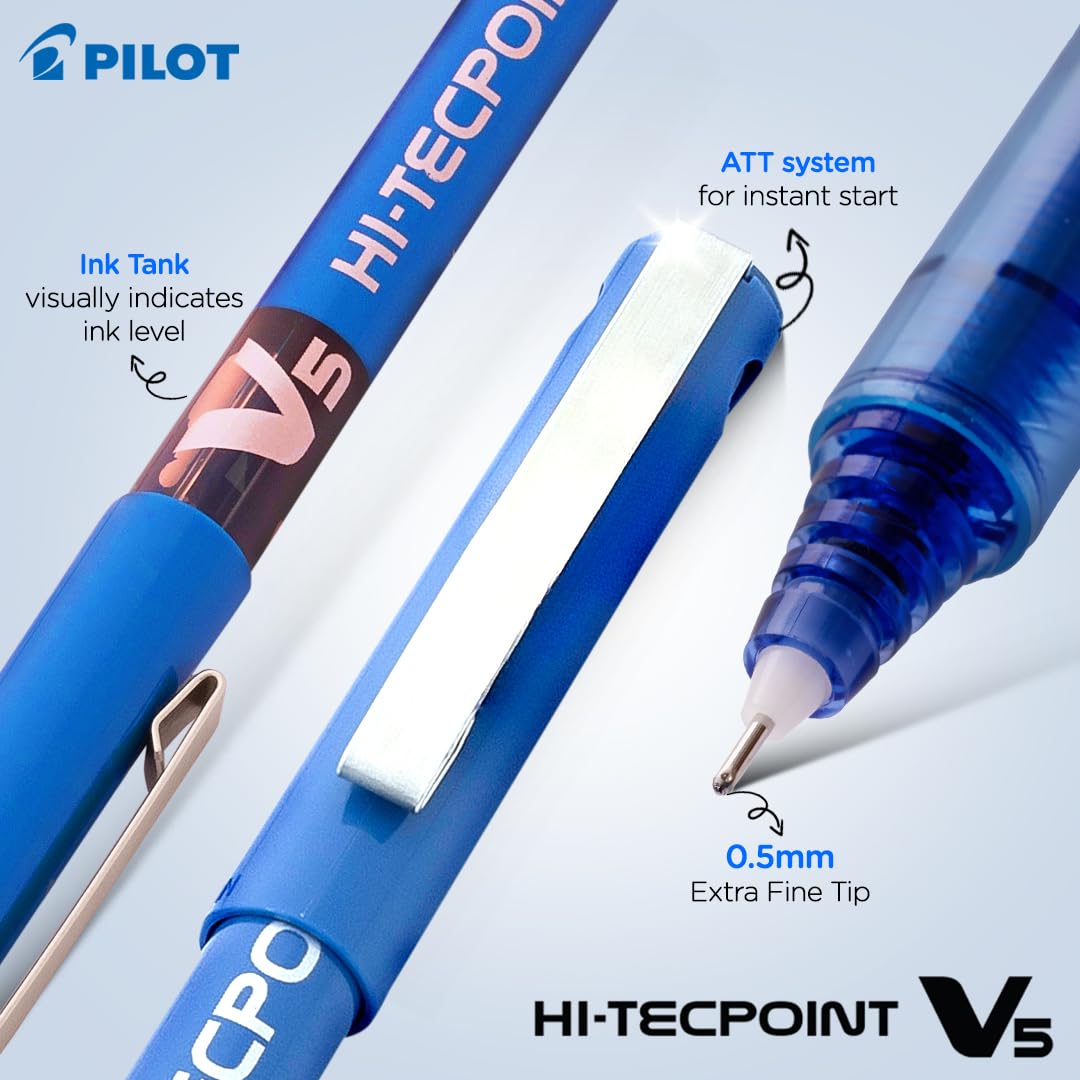 Pilot V5 Liquid Ink Roller Ball Pen