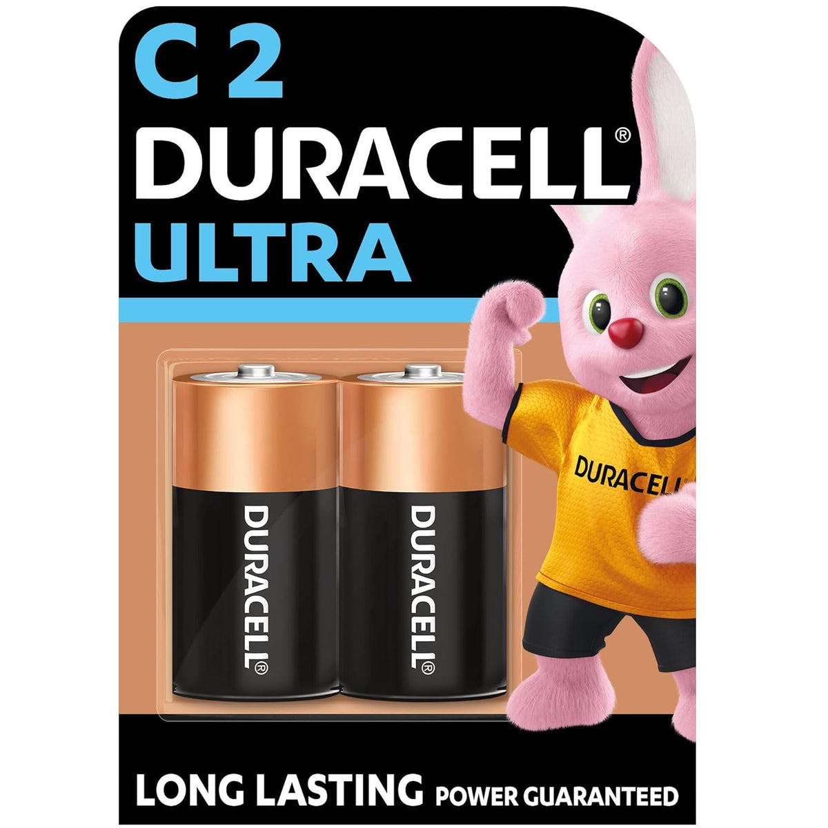Duracell Ultra C Battery, Pack of 2